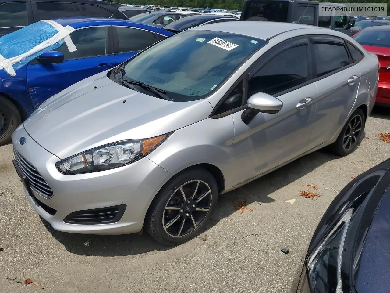 2017 Ford Fiesta Se VIN: 3FADP4BJ8HM101019 Lot: 61218486