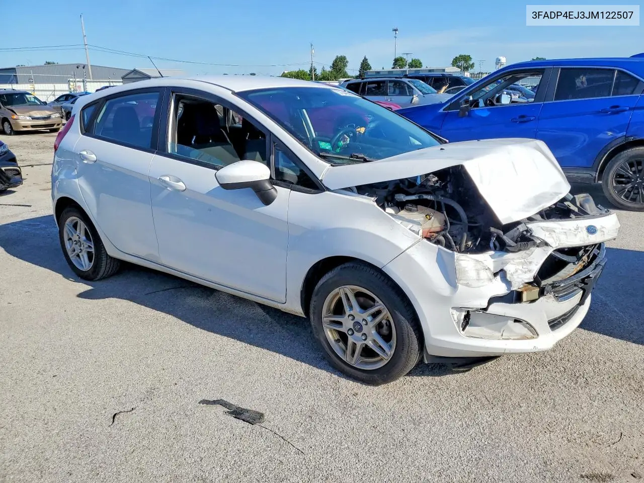2018 Ford Fiesta Se VIN: 3FADP4EJ3JM122507 Lot: 57846046