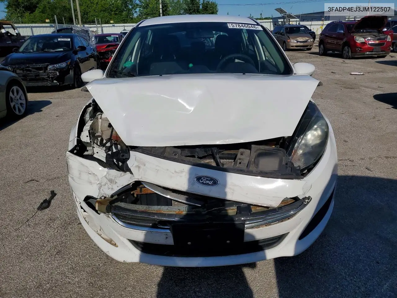 2018 Ford Fiesta Se VIN: 3FADP4EJ3JM122507 Lot: 57846046