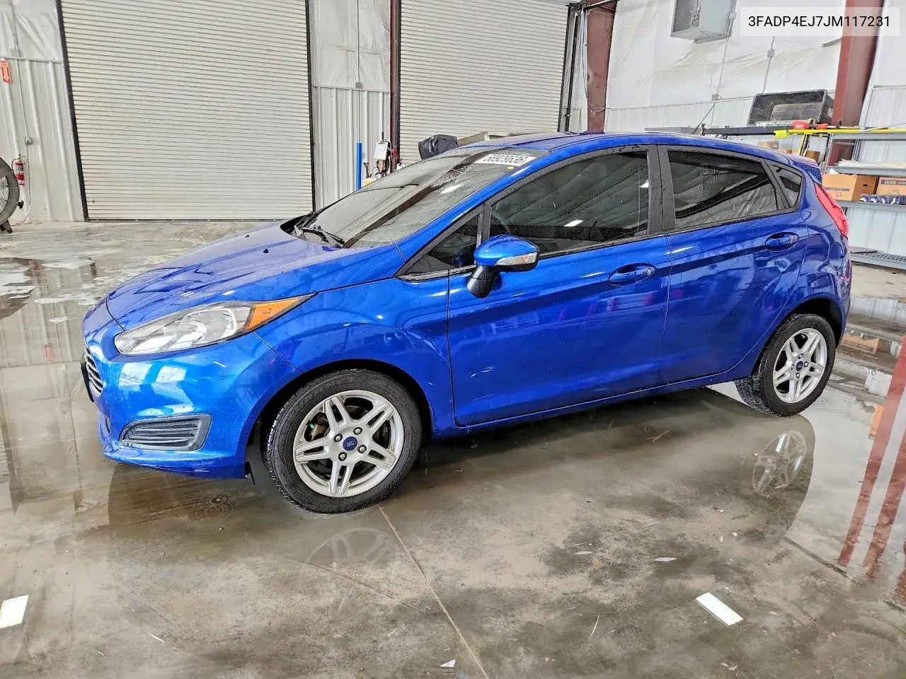 2018 Ford Fiesta Se VIN: 3FADP4EJ7JM117231 Lot: 58929636