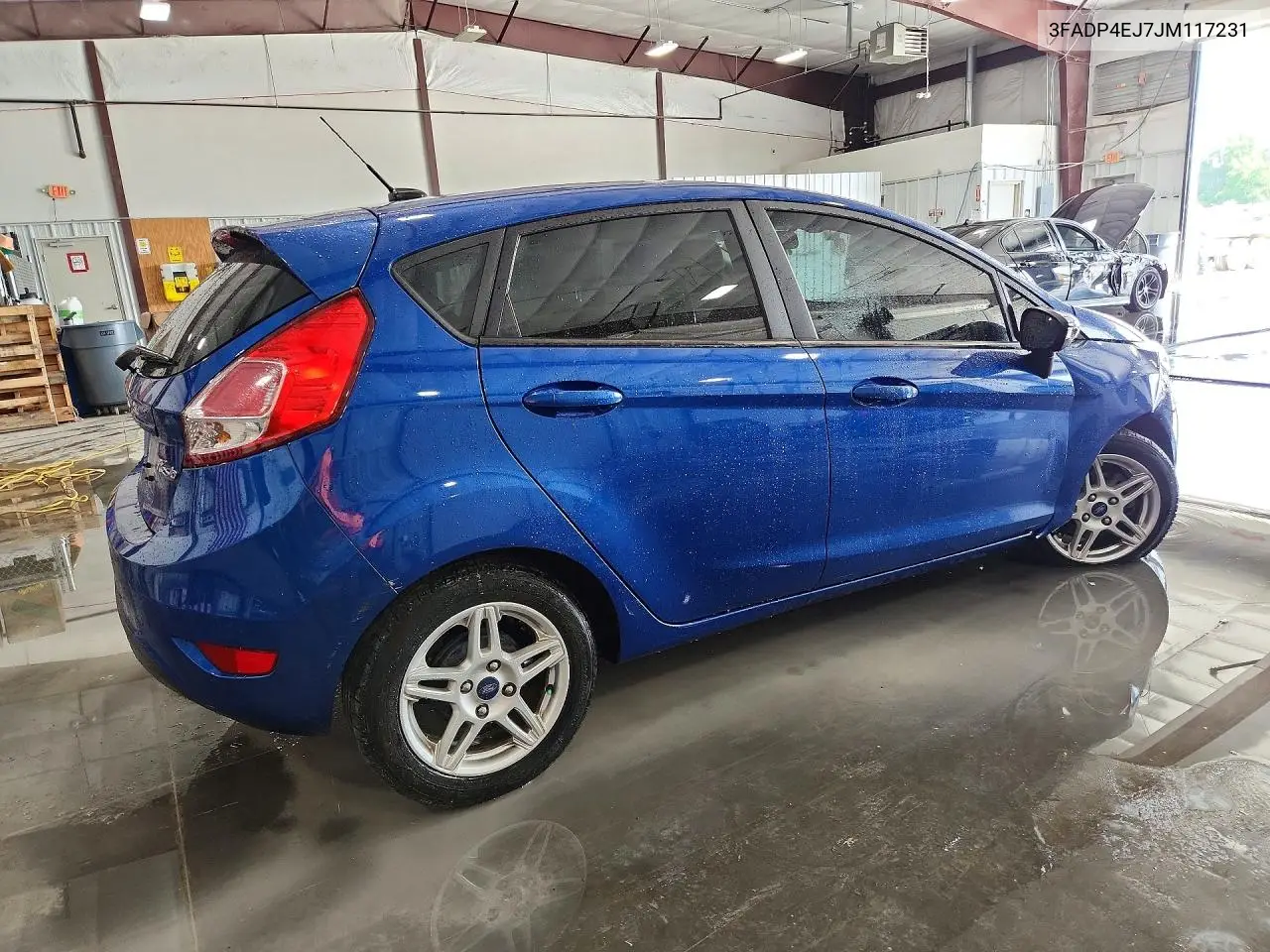 2018 Ford Fiesta Se VIN: 3FADP4EJ7JM117231 Lot: 58929636