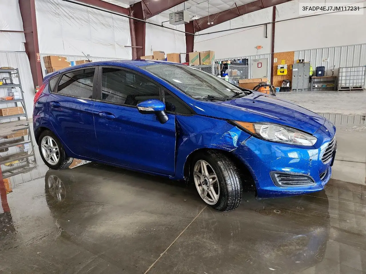 2018 Ford Fiesta Se VIN: 3FADP4EJ7JM117231 Lot: 58929636