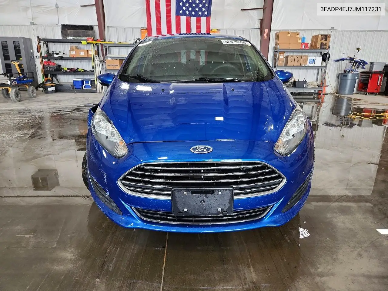 2018 Ford Fiesta Se VIN: 3FADP4EJ7JM117231 Lot: 58929636