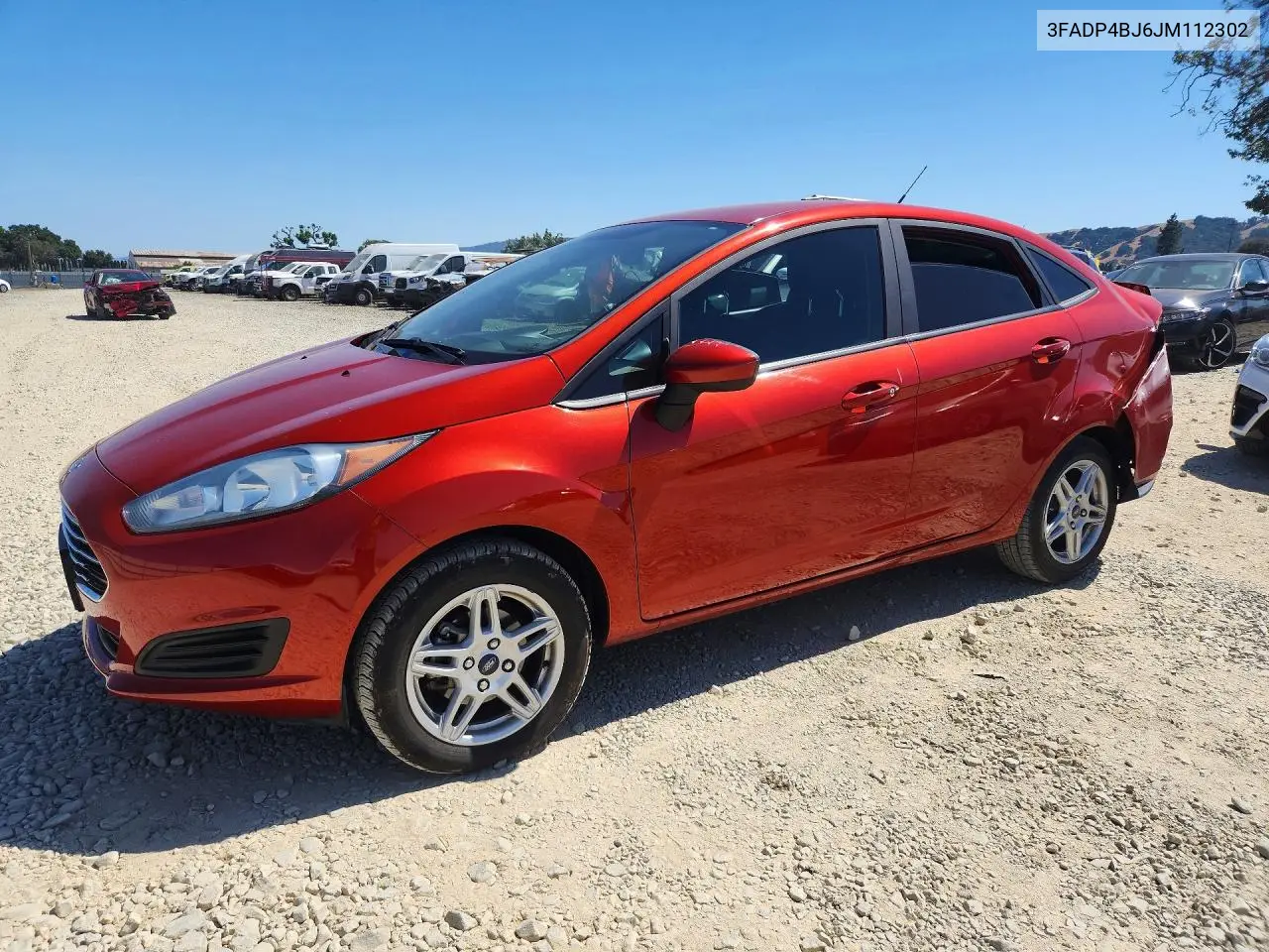 2018 Ford Fiesta Se VIN: 3FADP4BJ6JM112302 Lot: 58965796