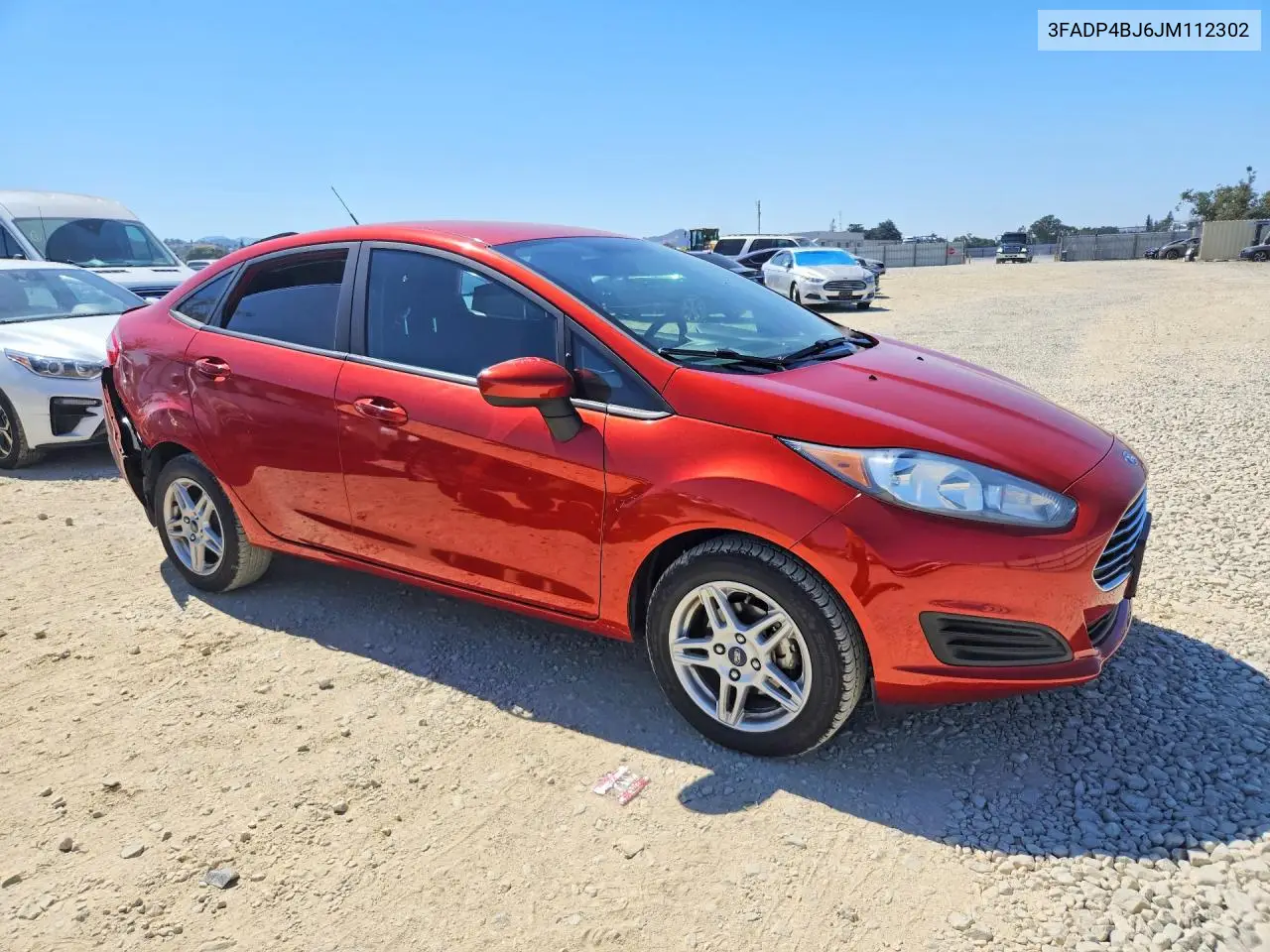 2018 Ford Fiesta Se VIN: 3FADP4BJ6JM112302 Lot: 58965796