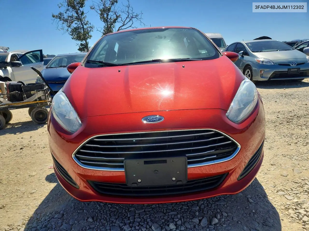 2018 Ford Fiesta Se VIN: 3FADP4BJ6JM112302 Lot: 58965796
