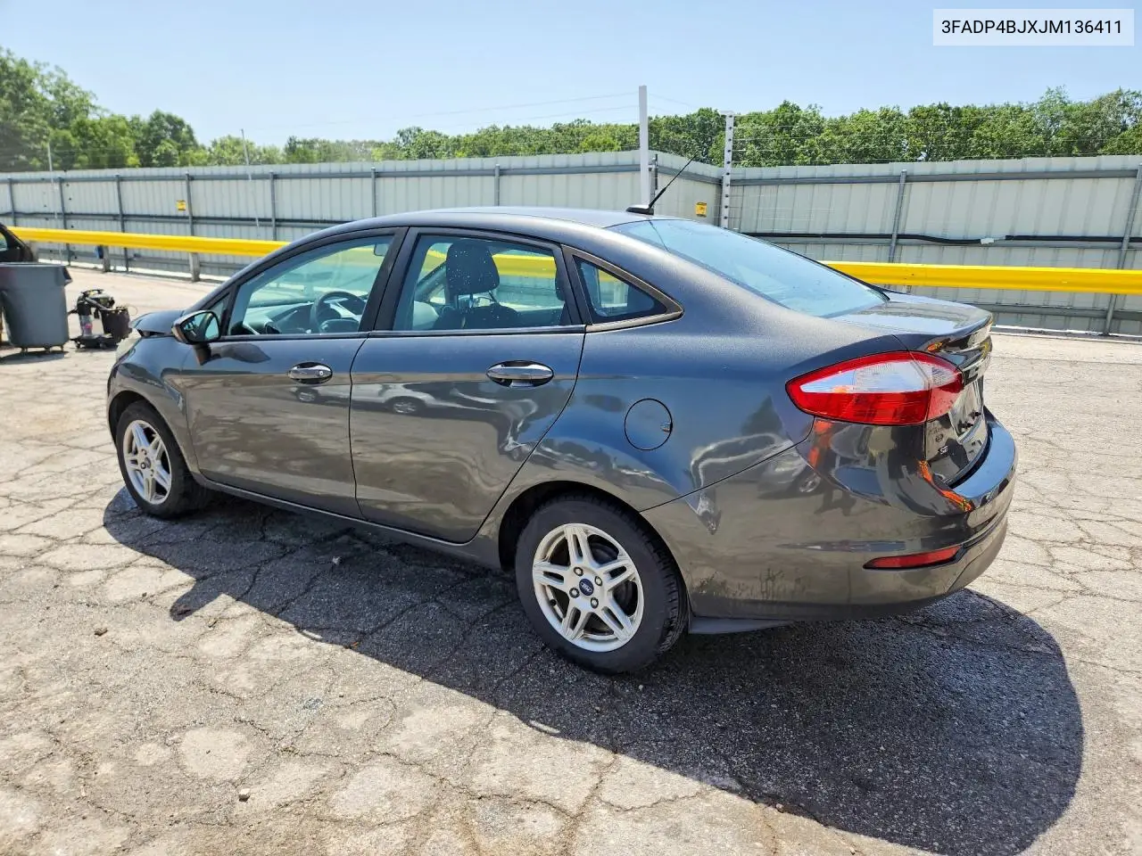 2018 Ford Fiesta Se VIN: 3FADP4BJXJM136411 Lot: 59310466