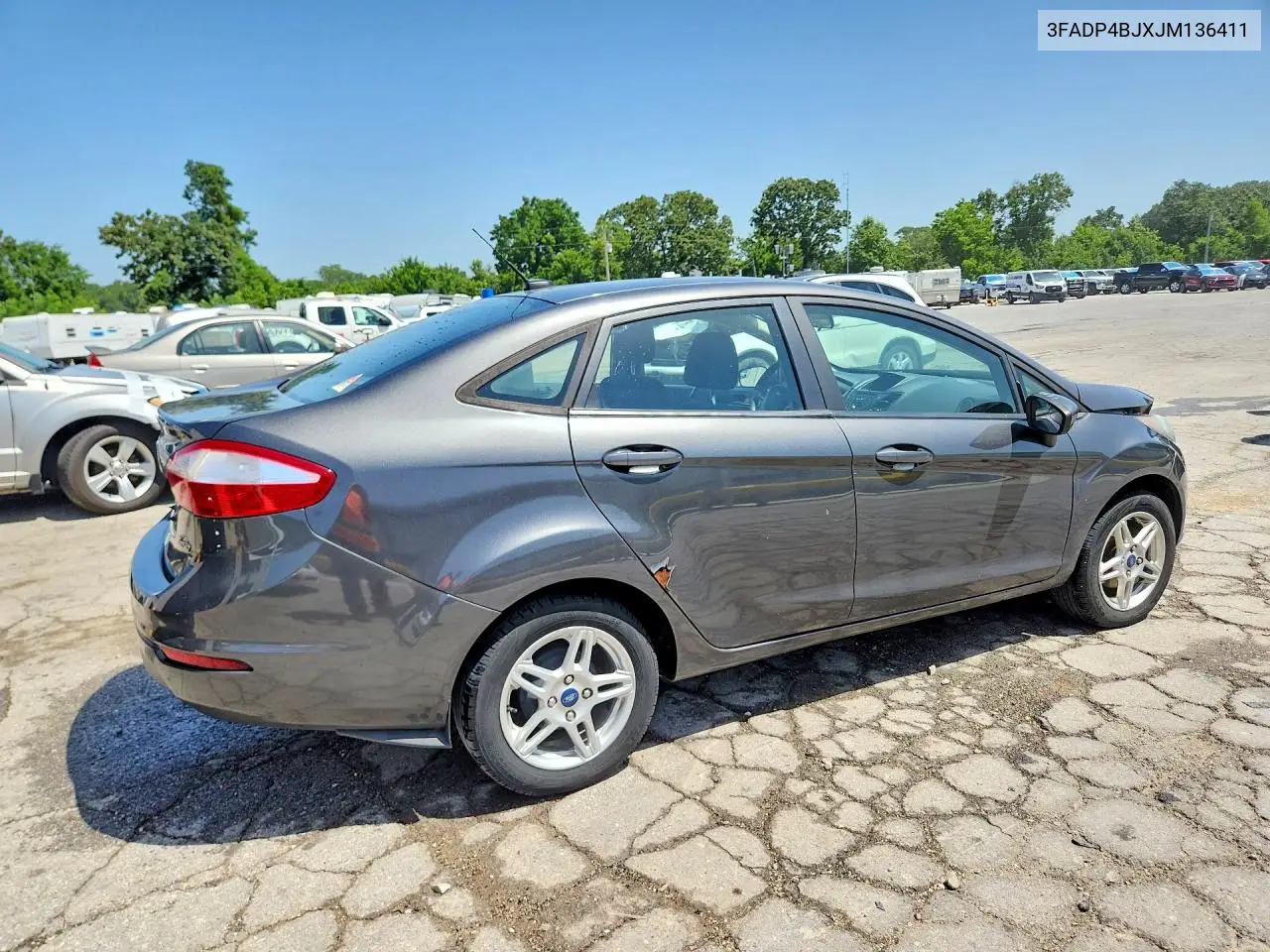 2018 Ford Fiesta Se VIN: 3FADP4BJXJM136411 Lot: 59310466