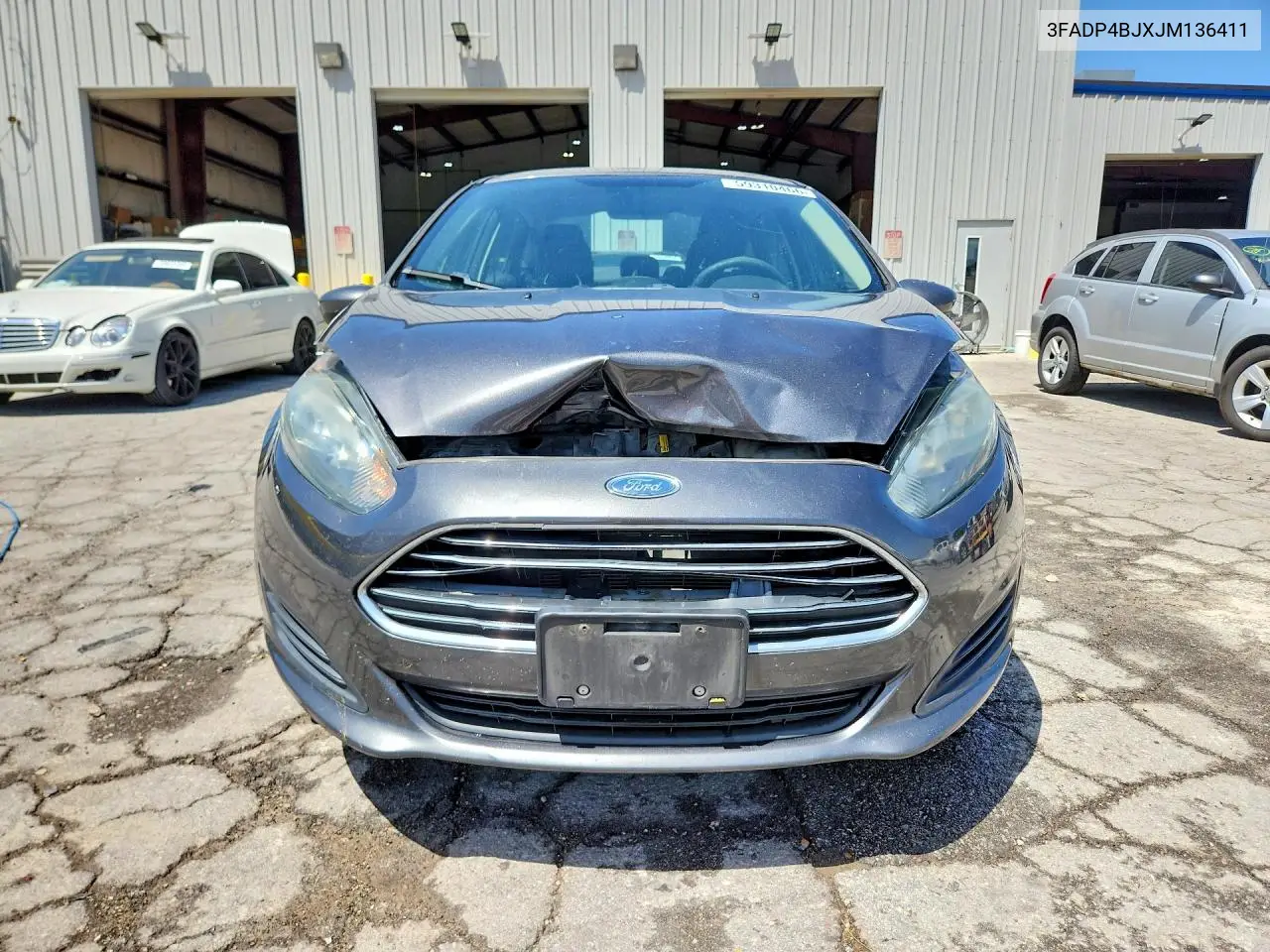 2018 Ford Fiesta Se VIN: 3FADP4BJXJM136411 Lot: 59310466