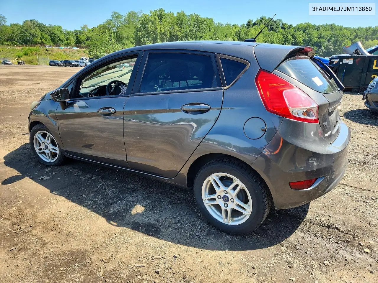 2018 Ford Fiesta Se VIN: 3FADP4EJ7JM113860 Lot: 59648966
