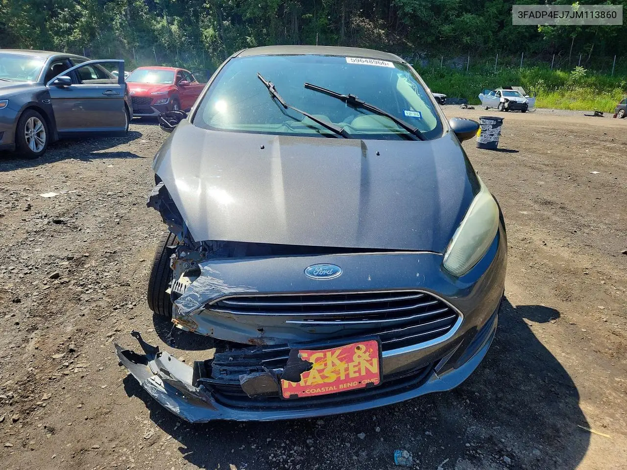 2018 Ford Fiesta Se VIN: 3FADP4EJ7JM113860 Lot: 59648966
