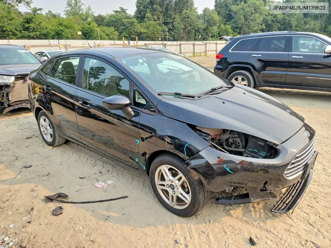 2018 Ford Fiesta Se VIN: 3FADP4BJ5JM139622 Lot: 60192866