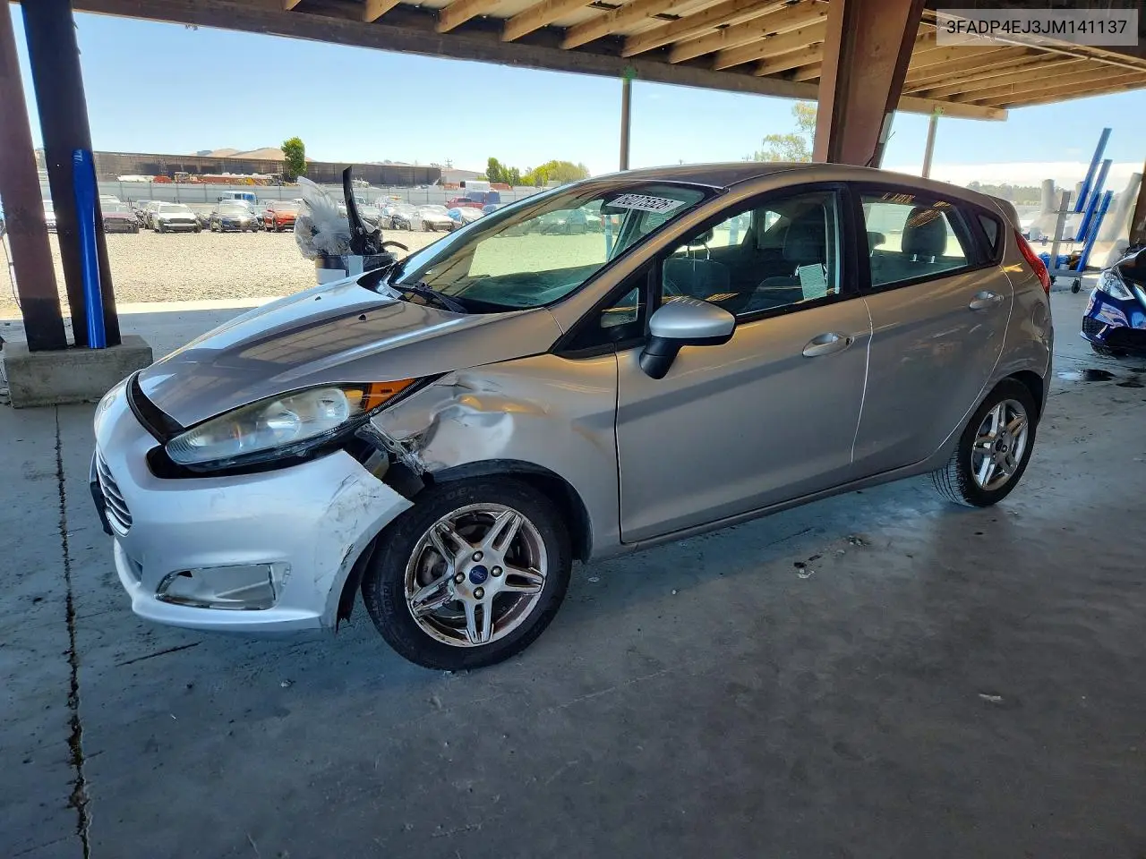 2018 Ford Fiesta Se VIN: 3FADP4EJ3JM141137 Lot: 60275526