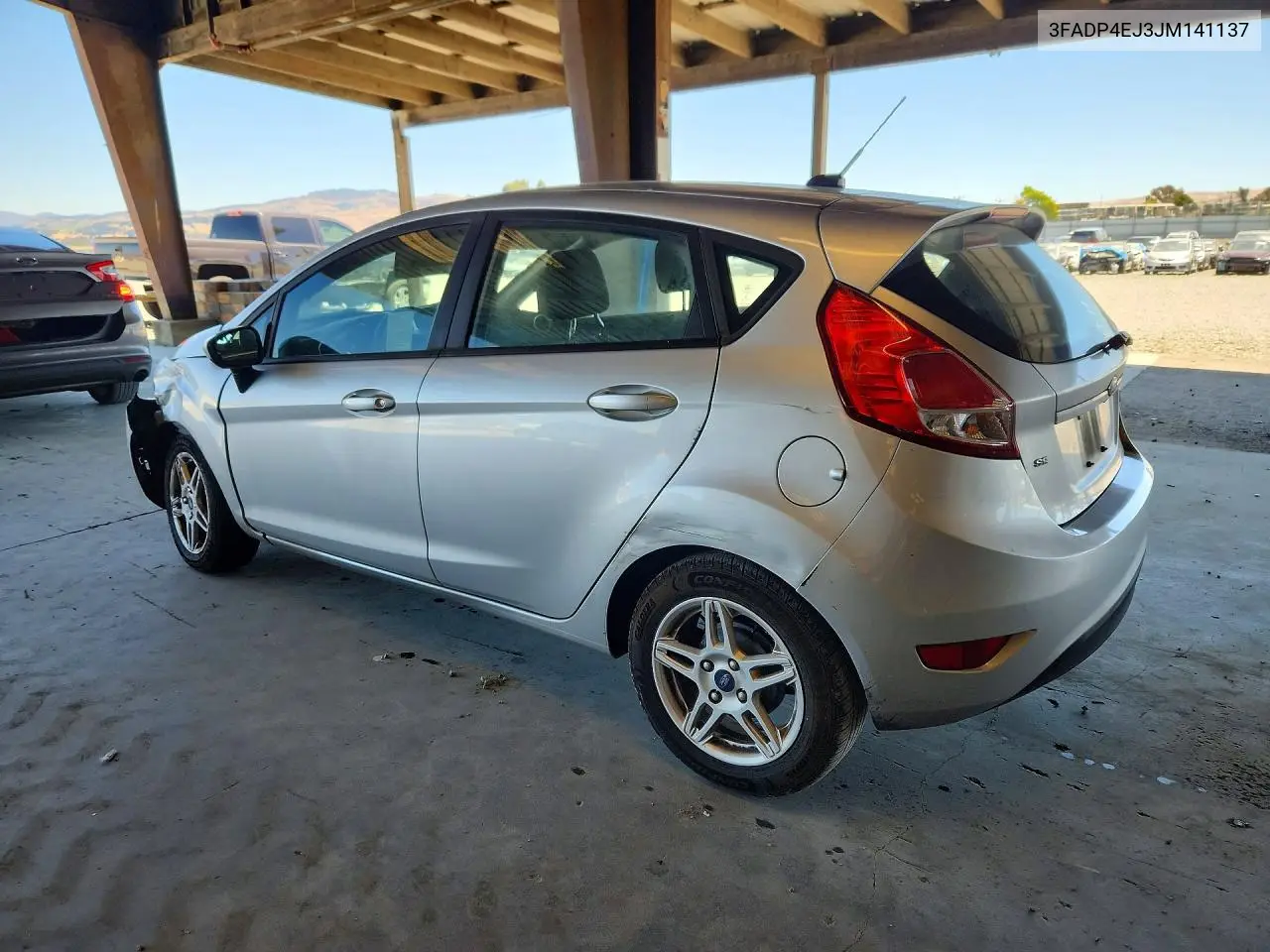 2018 Ford Fiesta Se VIN: 3FADP4EJ3JM141137 Lot: 60275526