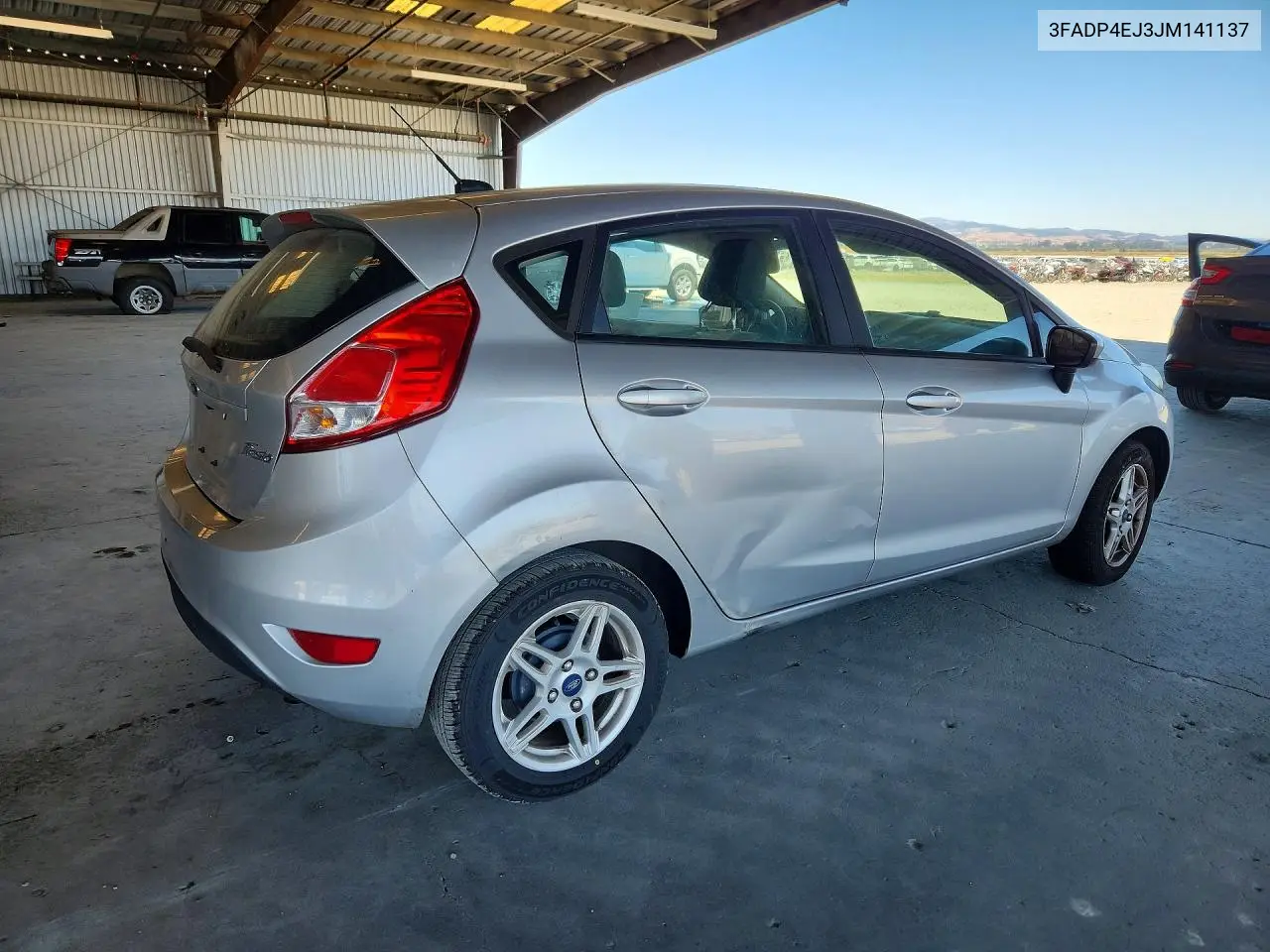 2018 Ford Fiesta Se VIN: 3FADP4EJ3JM141137 Lot: 60275526