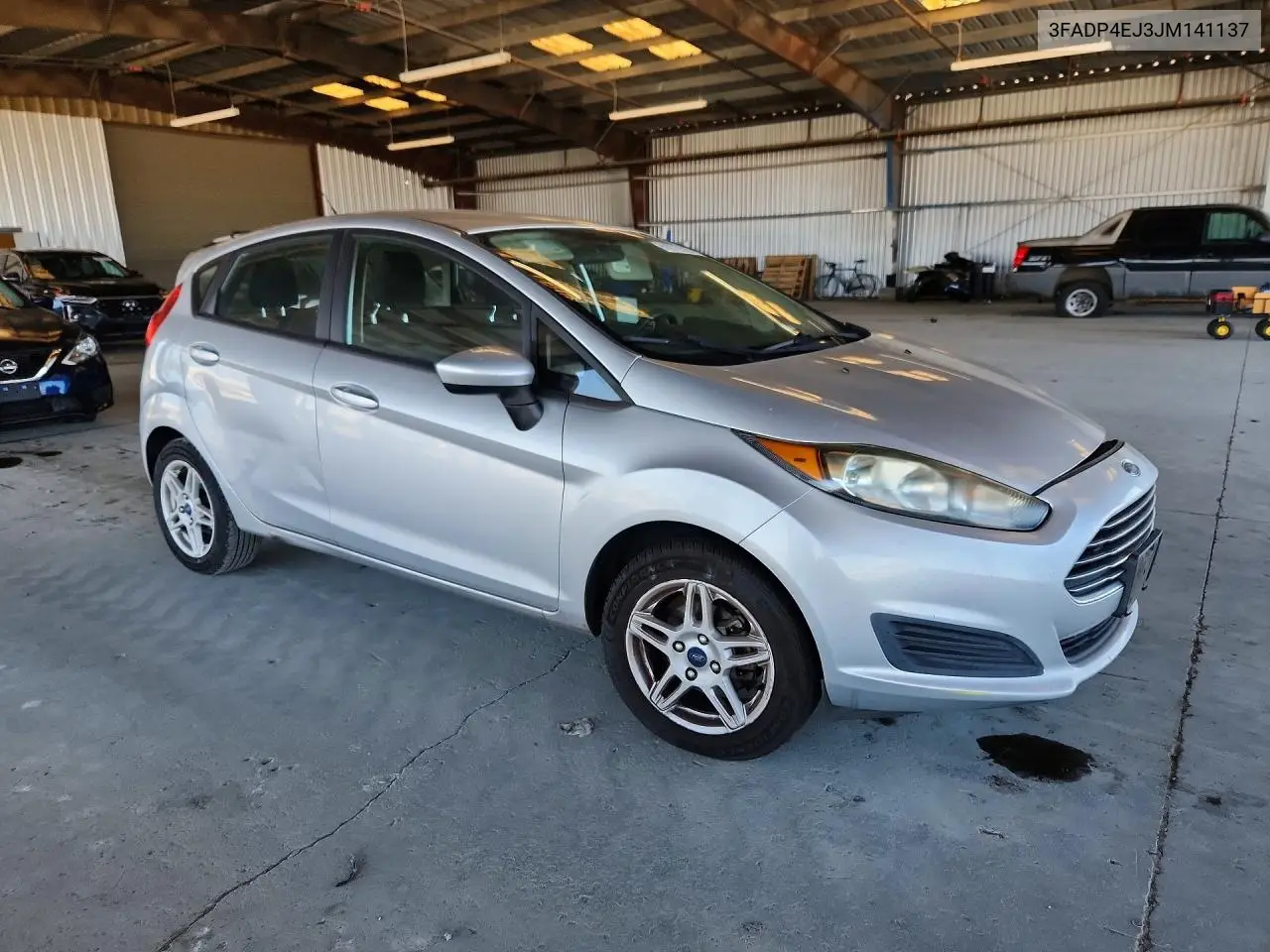 2018 Ford Fiesta Se VIN: 3FADP4EJ3JM141137 Lot: 60275526