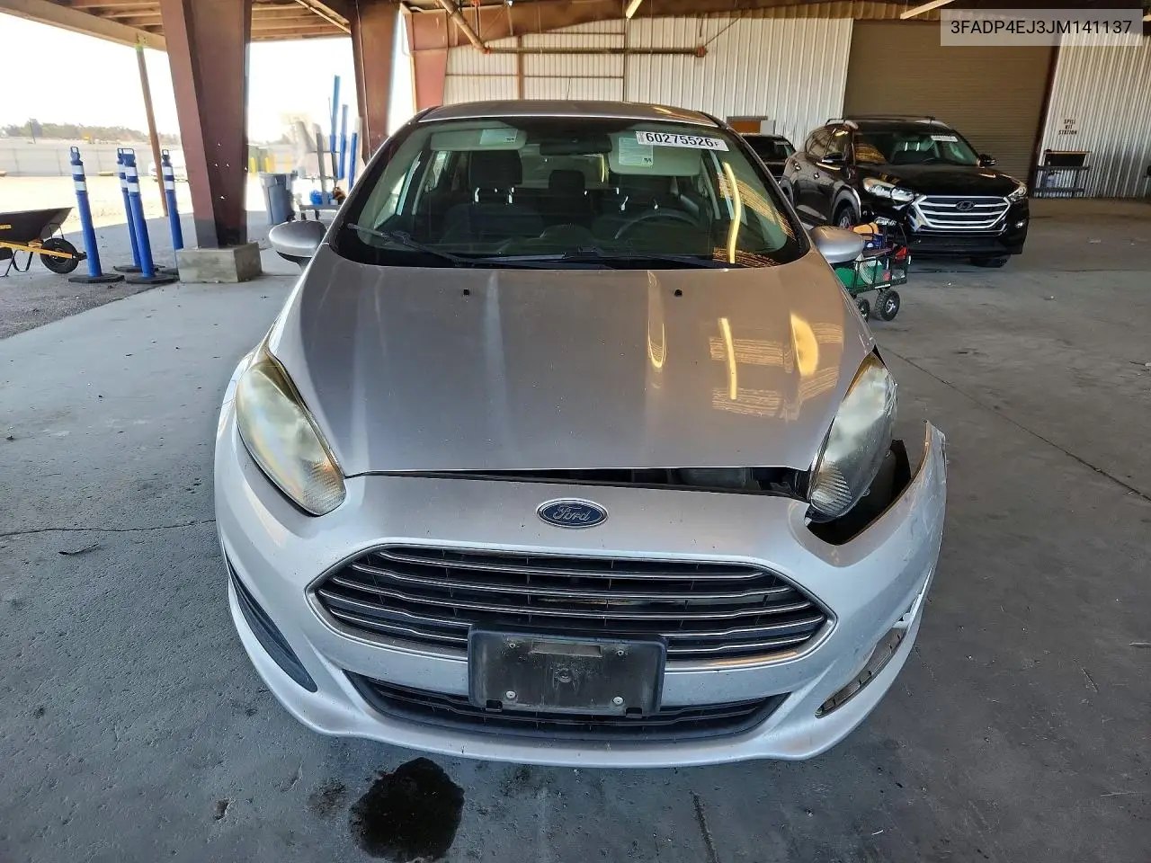2018 Ford Fiesta Se VIN: 3FADP4EJ3JM141137 Lot: 60275526