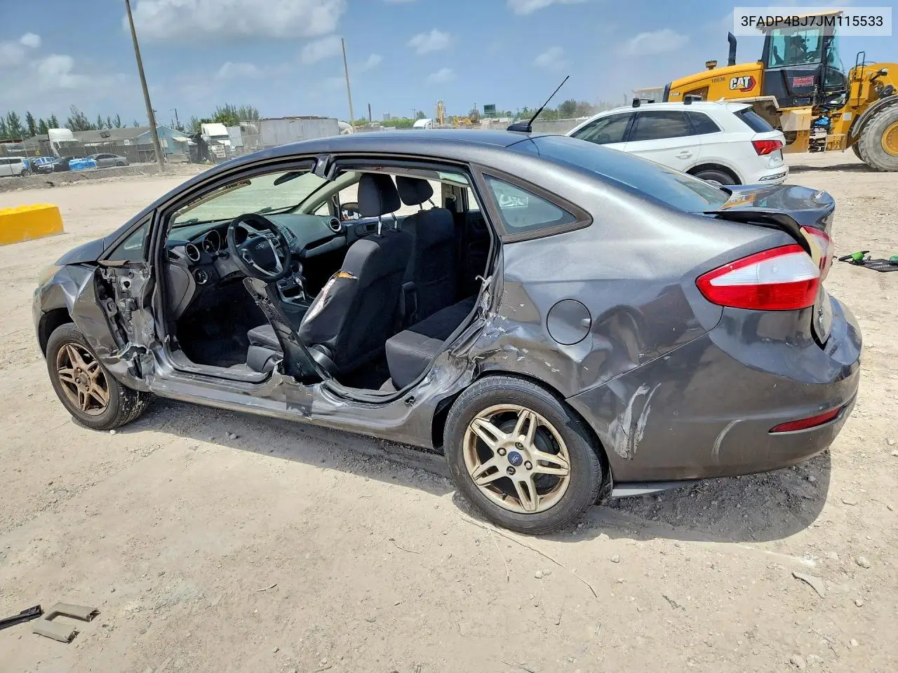 2018 Ford Fiesta Se VIN: 3FADP4BJ7JM115533 Lot: 60299156