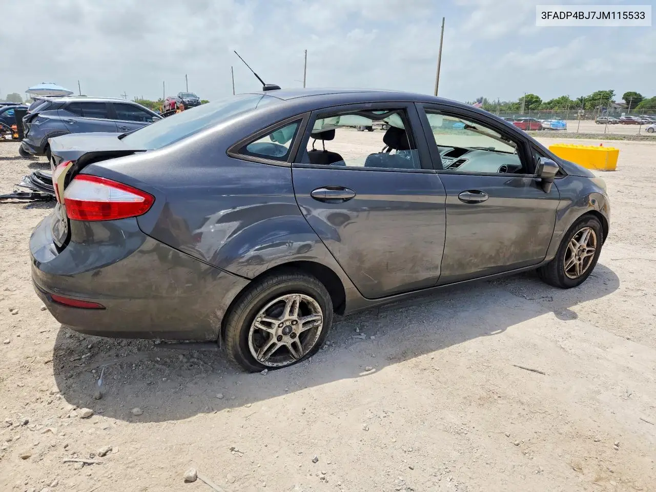 2018 Ford Fiesta Se VIN: 3FADP4BJ7JM115533 Lot: 60299156