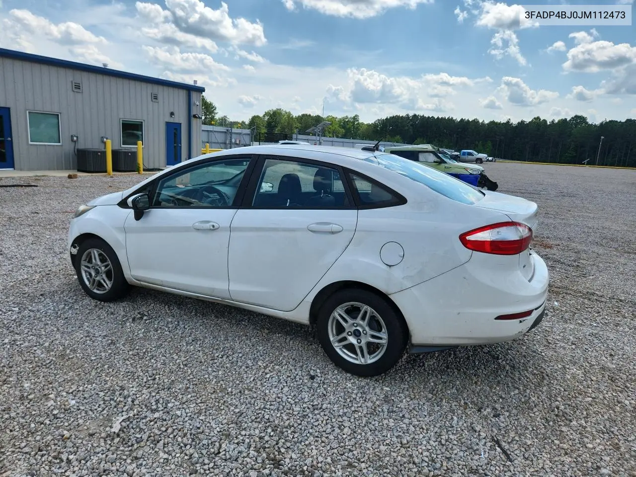 2018 Ford Fiesta Se VIN: 3FADP4BJ0JM112473 Lot: 60416896