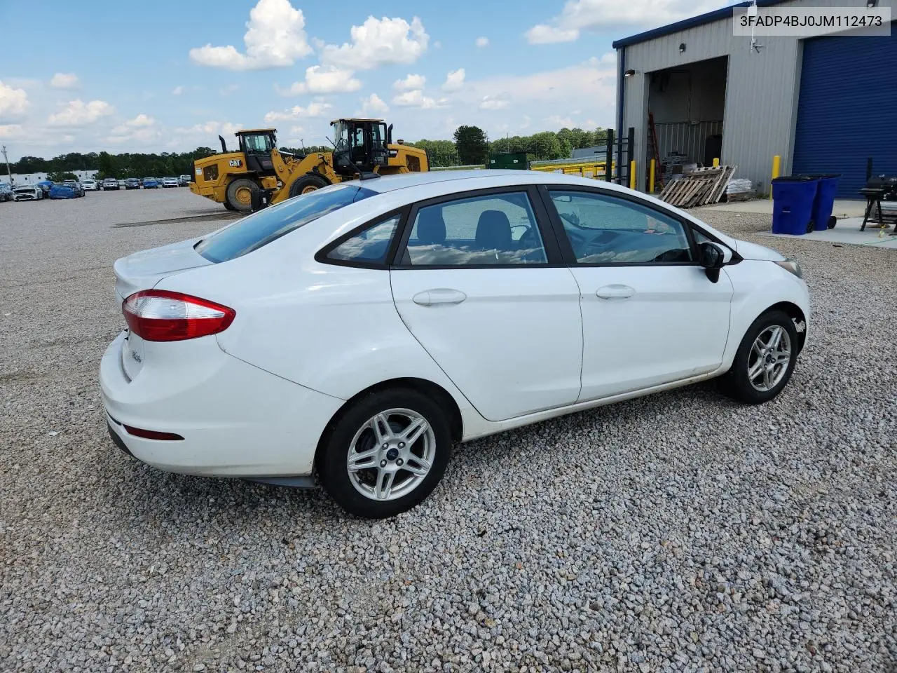 2018 Ford Fiesta Se VIN: 3FADP4BJ0JM112473 Lot: 60416896