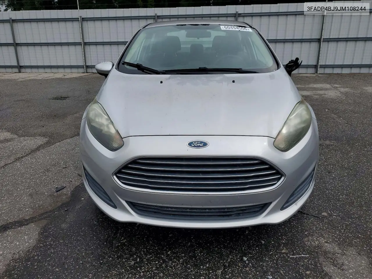 2018 Ford Fiesta Se VIN: 3FADP4BJ9JM108244 Lot: 60494506