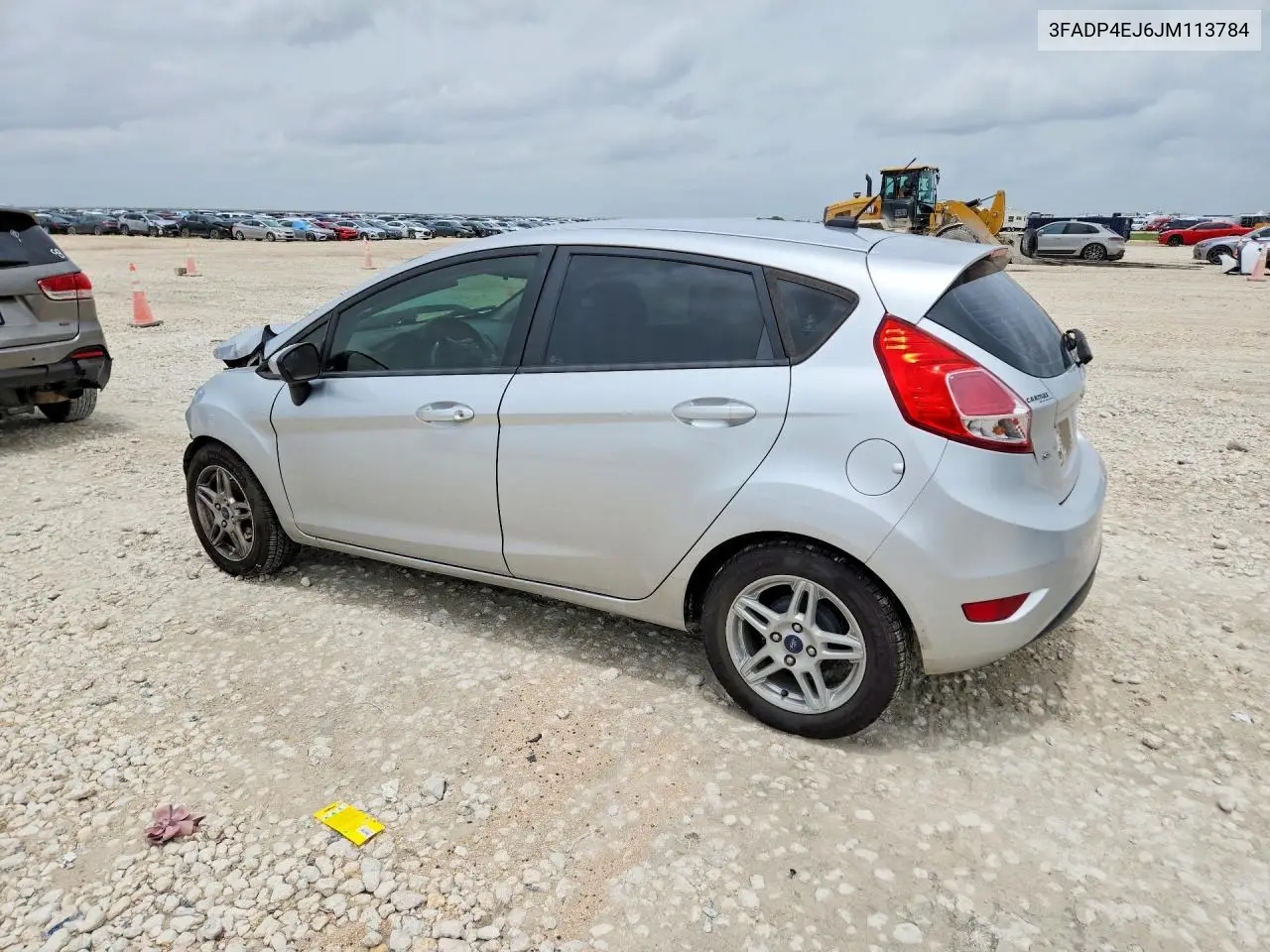 2018 Ford Fiesta Se VIN: 3FADP4EJ6JM113784 Lot: 60573906