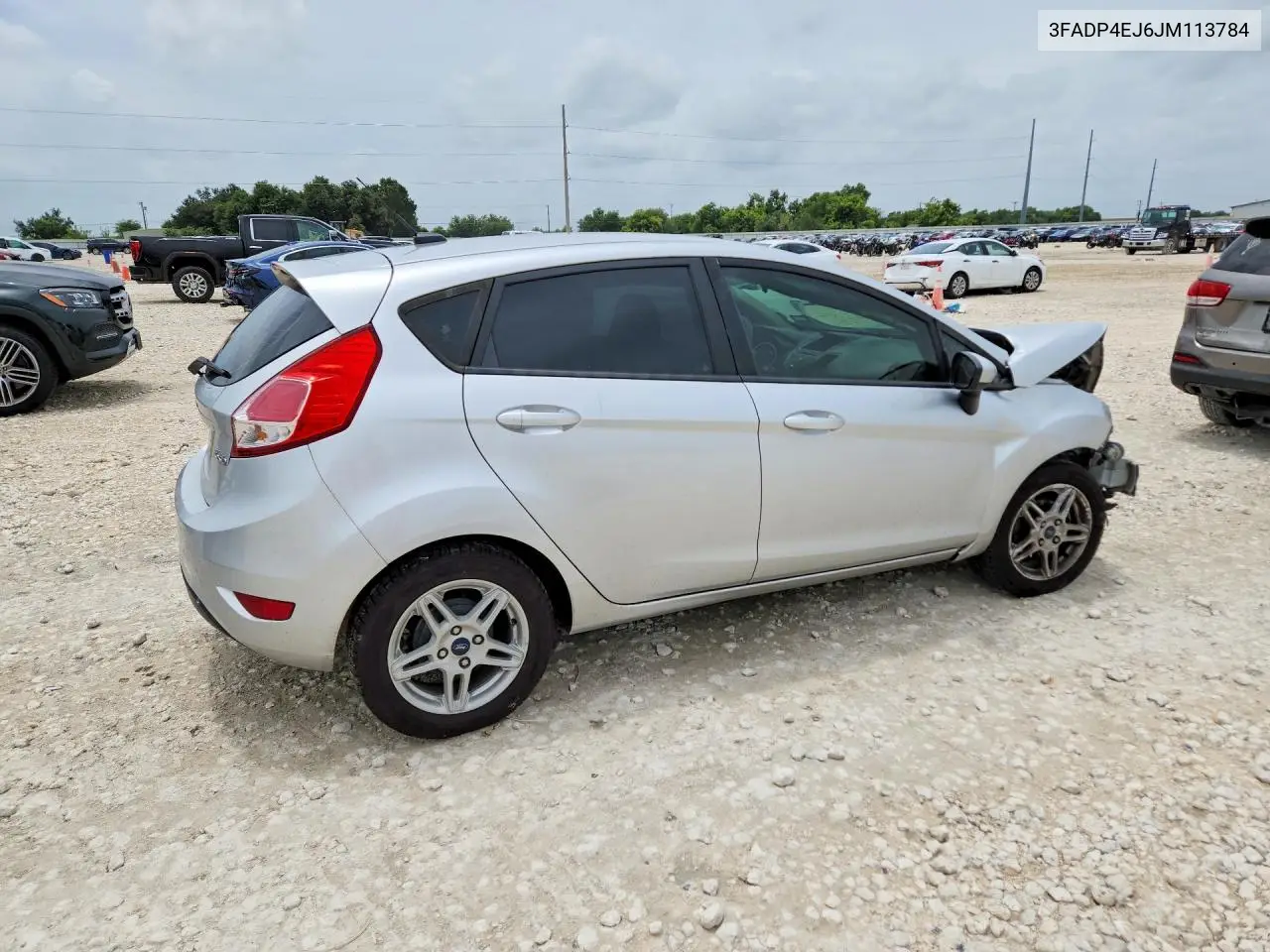 2018 Ford Fiesta Se VIN: 3FADP4EJ6JM113784 Lot: 60573906