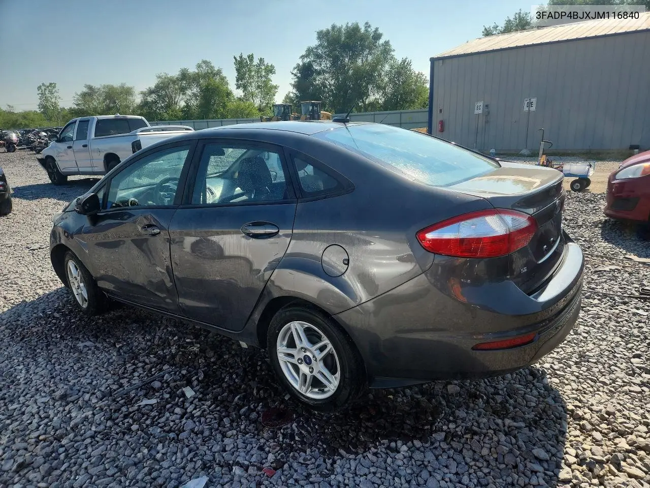 2018 Ford Fiesta Se VIN: 3FADP4BJXJM116840 Lot: 60662756