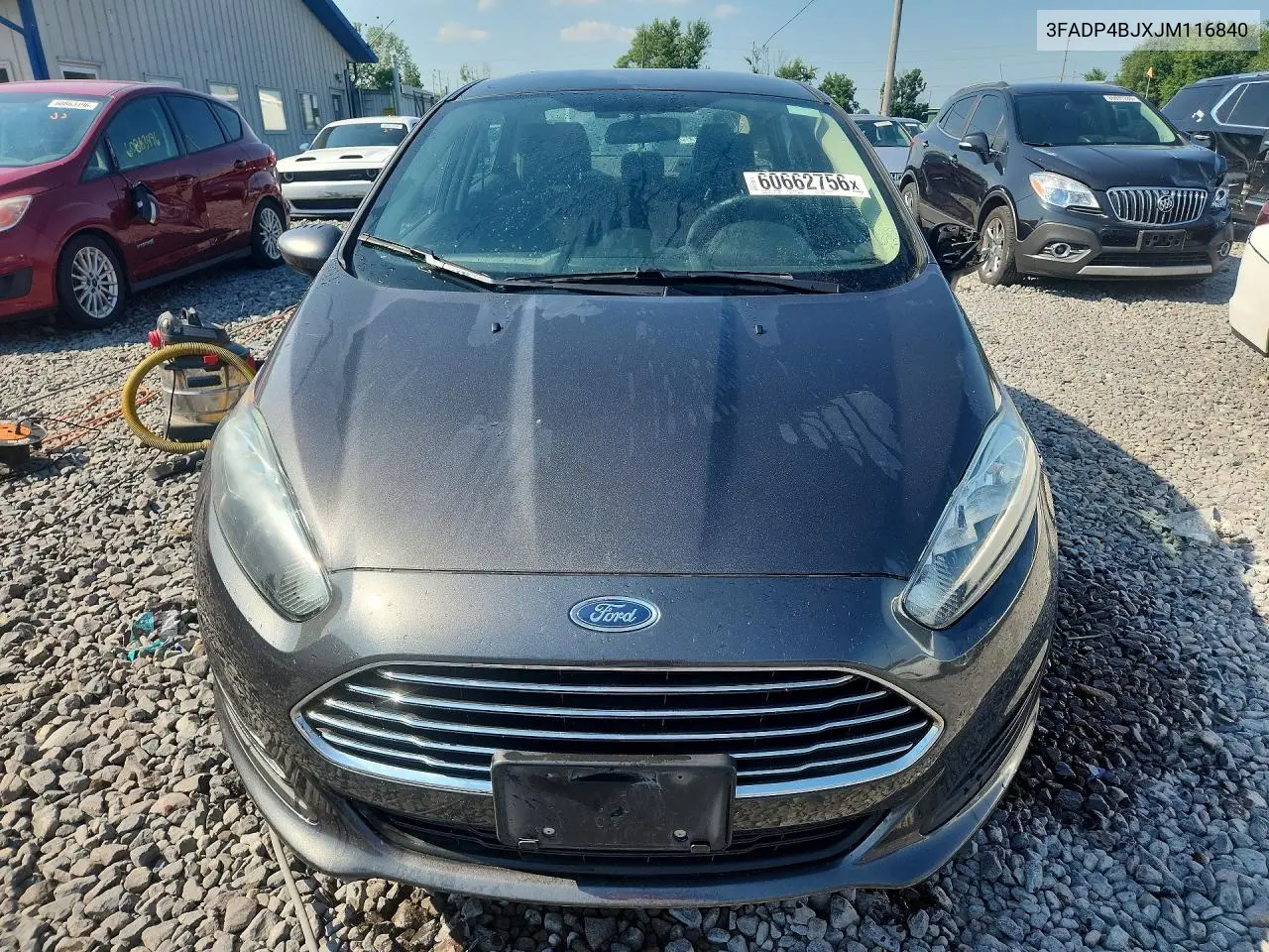 2018 Ford Fiesta Se VIN: 3FADP4BJXJM116840 Lot: 60662756