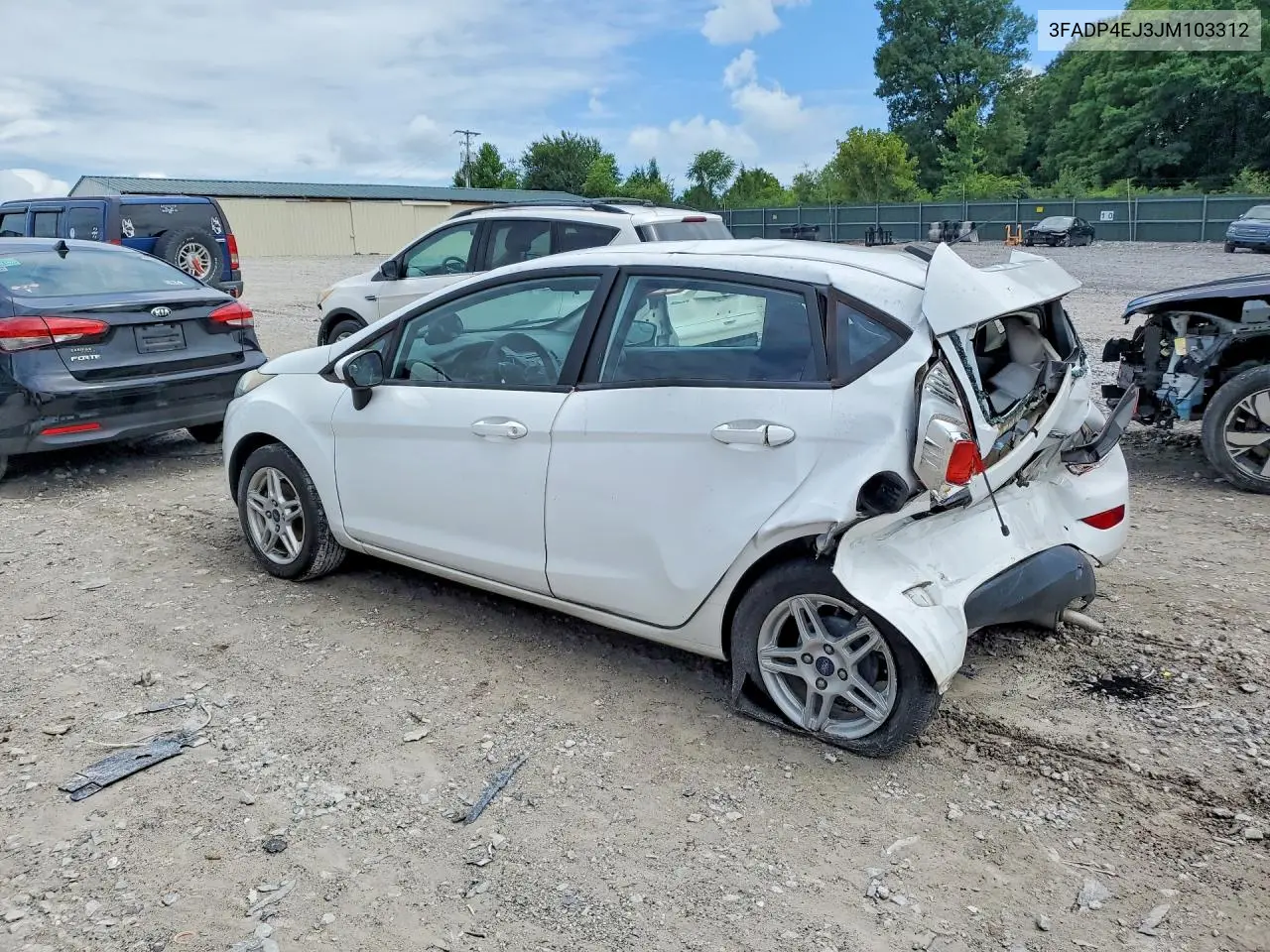 2018 Ford Fiesta Se VIN: 3FADP4EJ3JM103312 Lot: 60694836