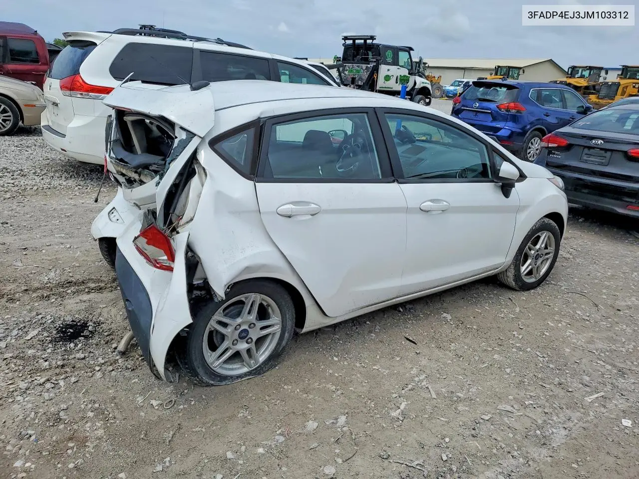 2018 Ford Fiesta Se VIN: 3FADP4EJ3JM103312 Lot: 60694836
