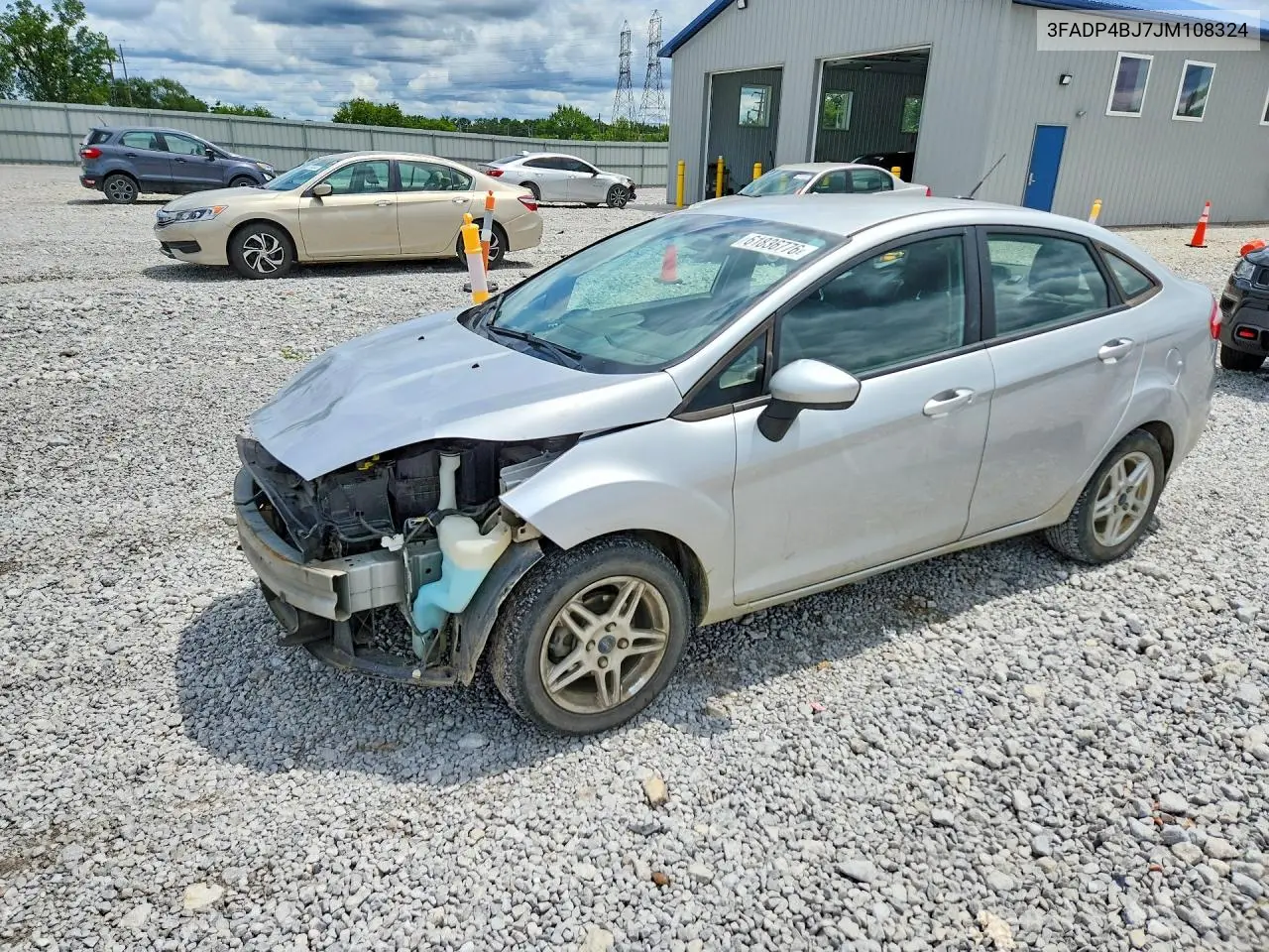 2018 Ford Fiesta Se VIN: 3FADP4BJ7JM108324 Lot: 61836776