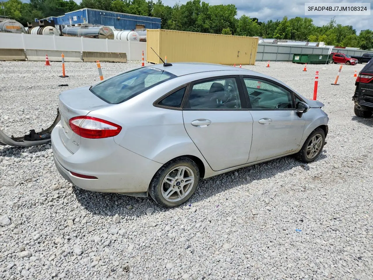 2018 Ford Fiesta Se VIN: 3FADP4BJ7JM108324 Lot: 61836776