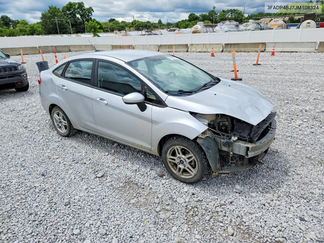 2018 Ford Fiesta Se VIN: 3FADP4BJ7JM108324 Lot: 61836776