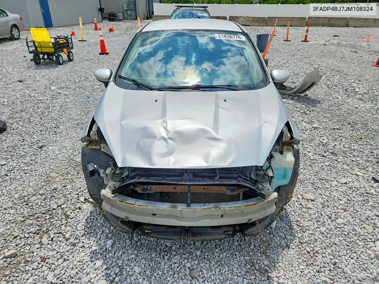 2018 Ford Fiesta Se VIN: 3FADP4BJ7JM108324 Lot: 61836776