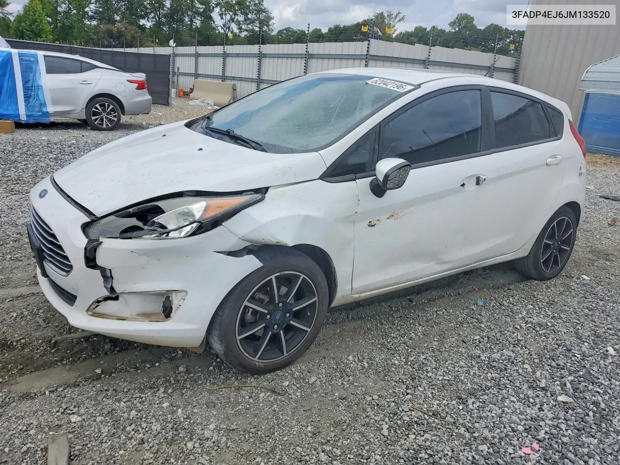 2018 Ford Fiesta Se VIN: 3FADP4EJ6JM133520 Lot: 62042196