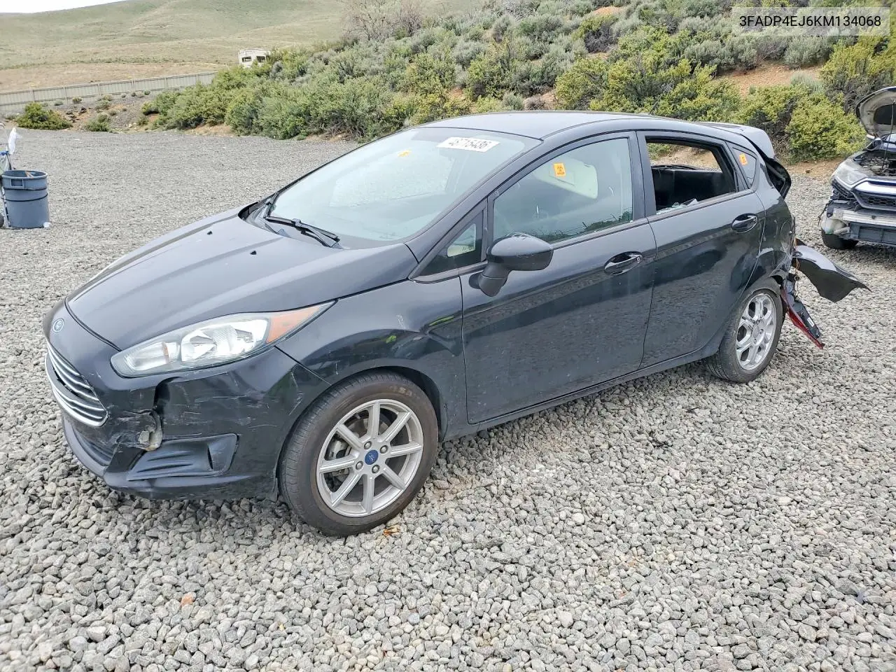 2019 Ford Fiesta Se VIN: 3FADP4EJ6KM134068 Lot: 48715436