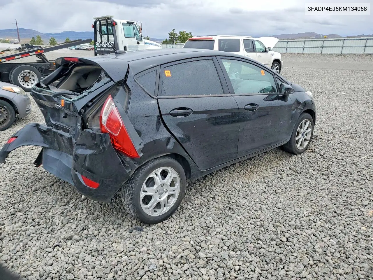 2019 Ford Fiesta Se VIN: 3FADP4EJ6KM134068 Lot: 48715436