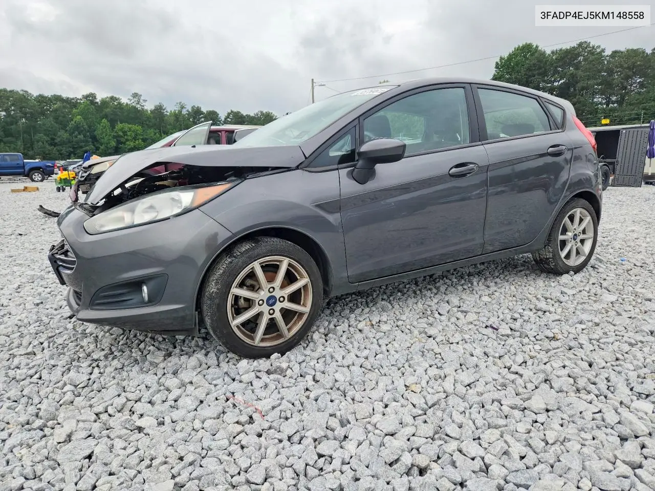 2019 Ford Fiesta Se VIN: 3FADP4EJ5KM148558 Lot: 55769616