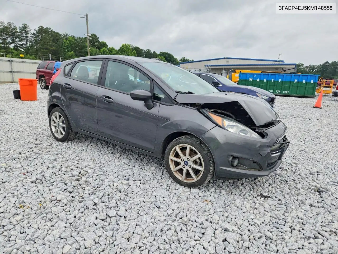 2019 Ford Fiesta Se VIN: 3FADP4EJ5KM148558 Lot: 55769616