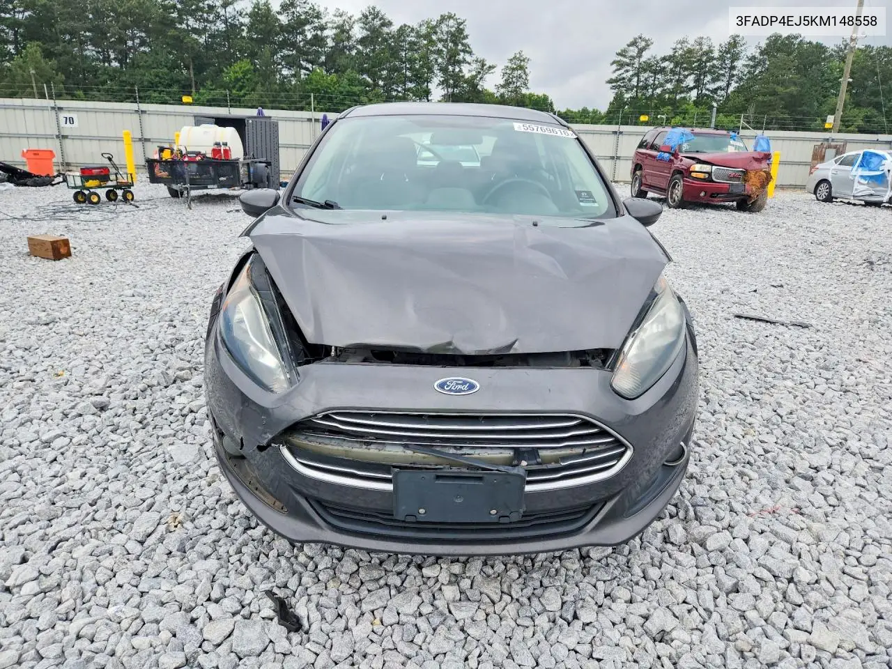 2019 Ford Fiesta Se VIN: 3FADP4EJ5KM148558 Lot: 55769616