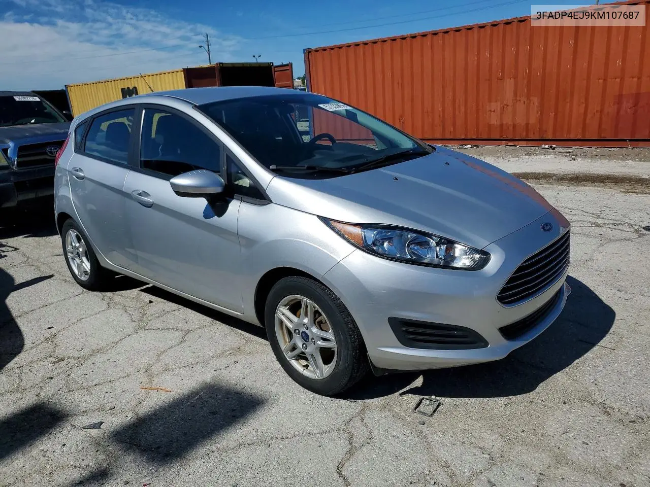 2019 Ford Fiesta Se VIN: 3FADP4EJ9KM107687 Lot: 57333856