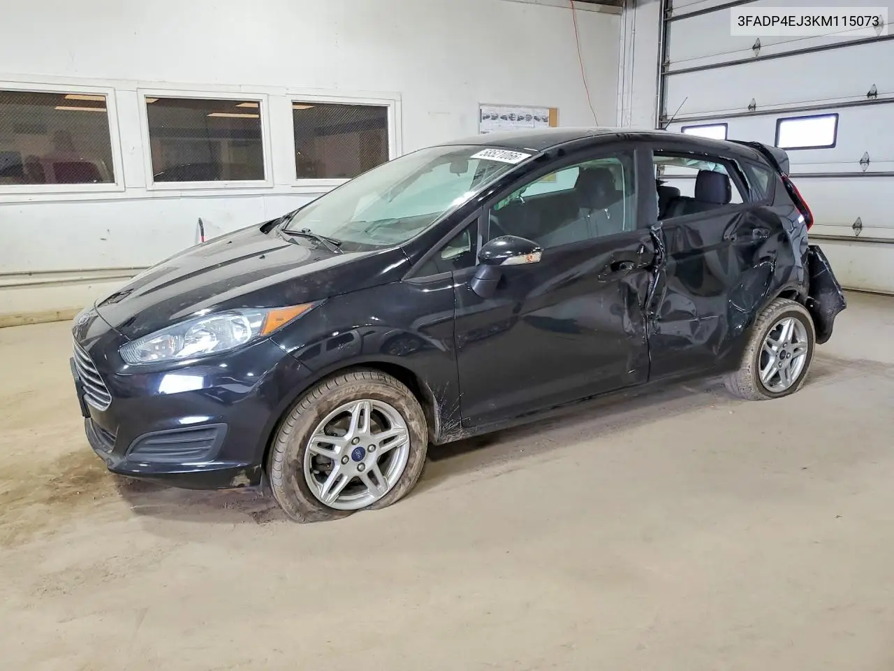 2019 Ford Fiesta Se VIN: 3FADP4EJ3KM115073 Lot: 58521066