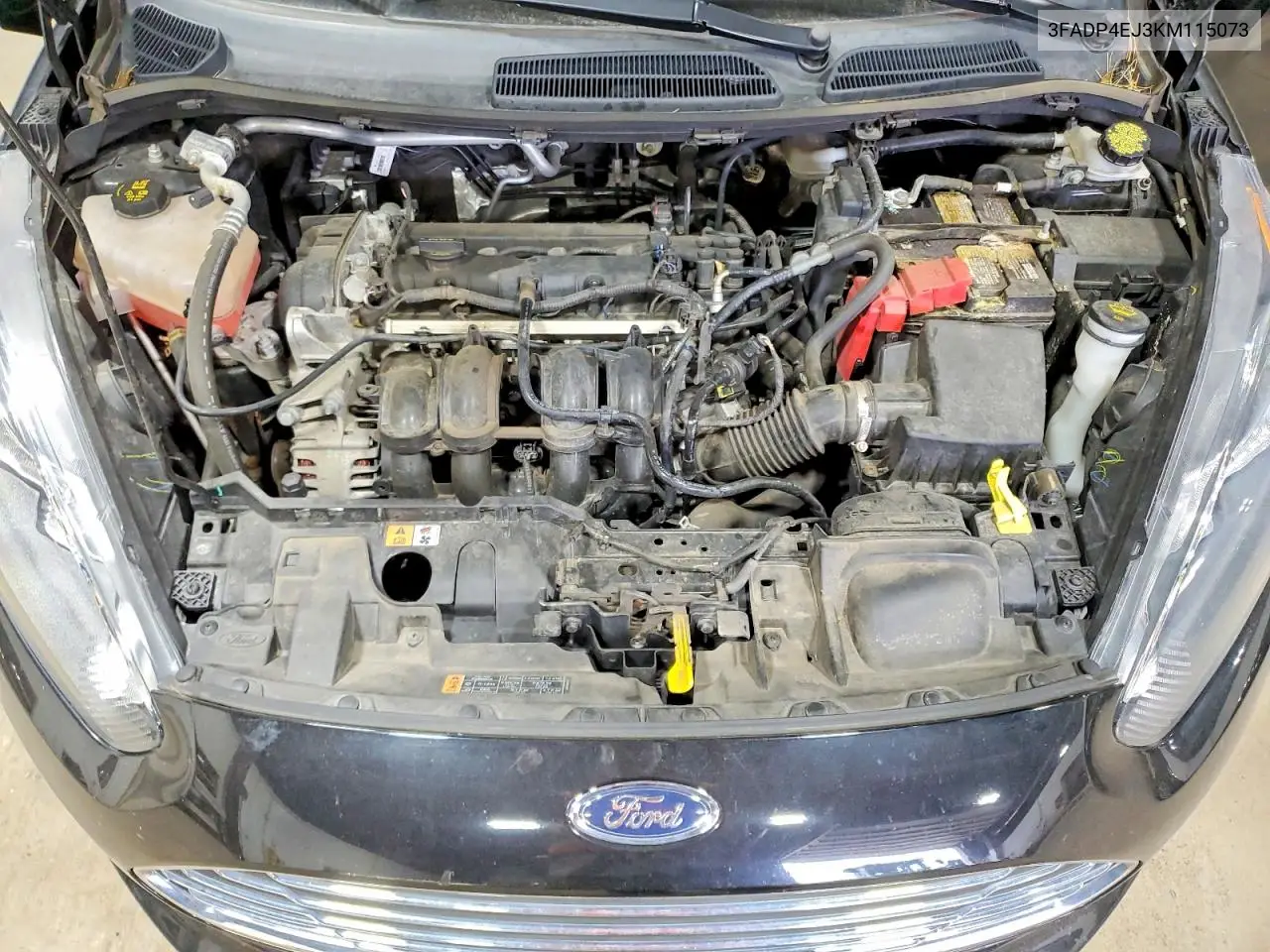 2019 Ford Fiesta Se VIN: 3FADP4EJ3KM115073 Lot: 58521066