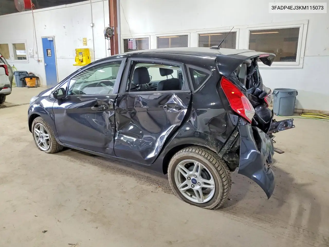 2019 Ford Fiesta Se VIN: 3FADP4EJ3KM115073 Lot: 58521066