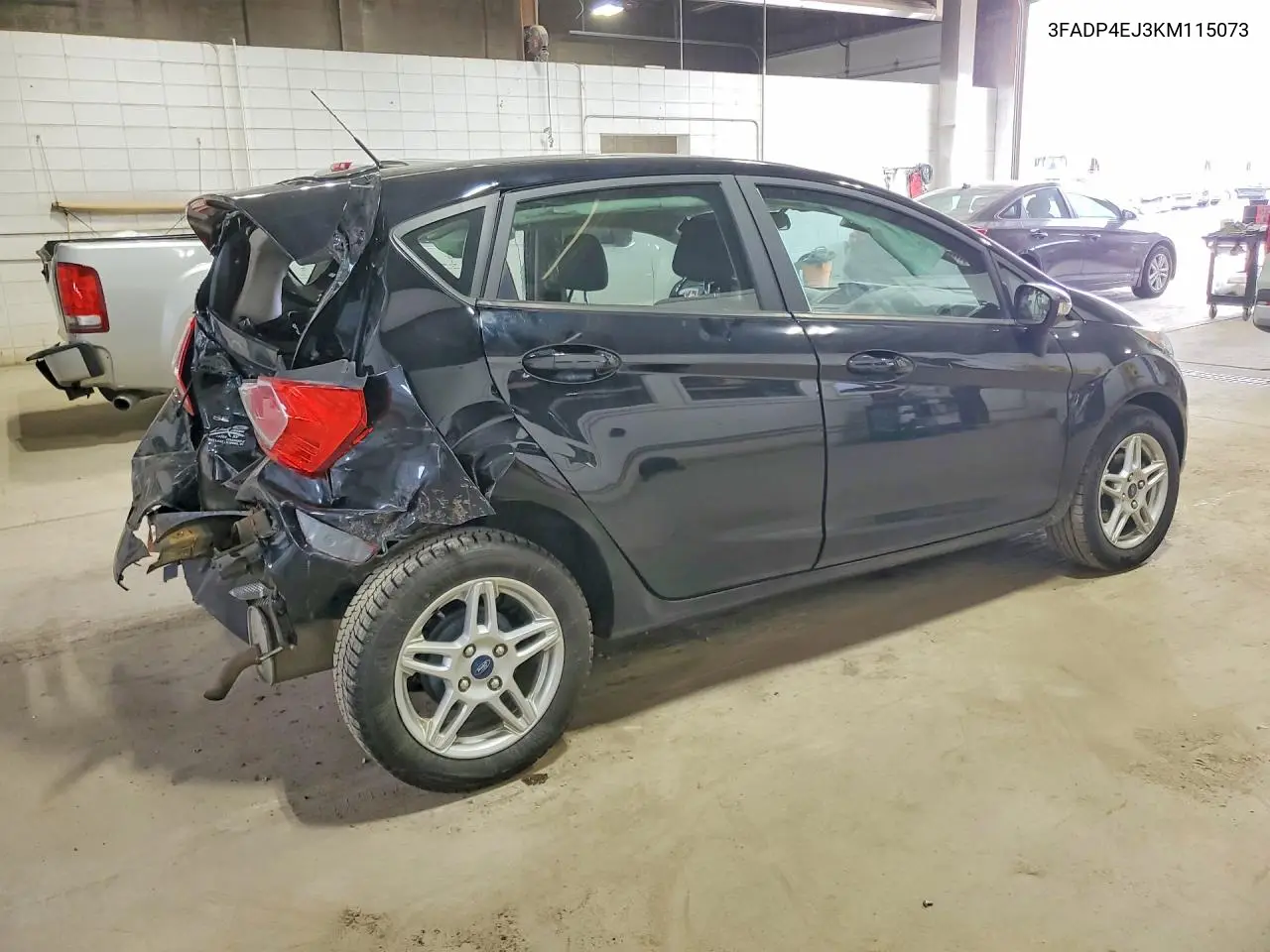 2019 Ford Fiesta Se VIN: 3FADP4EJ3KM115073 Lot: 58521066