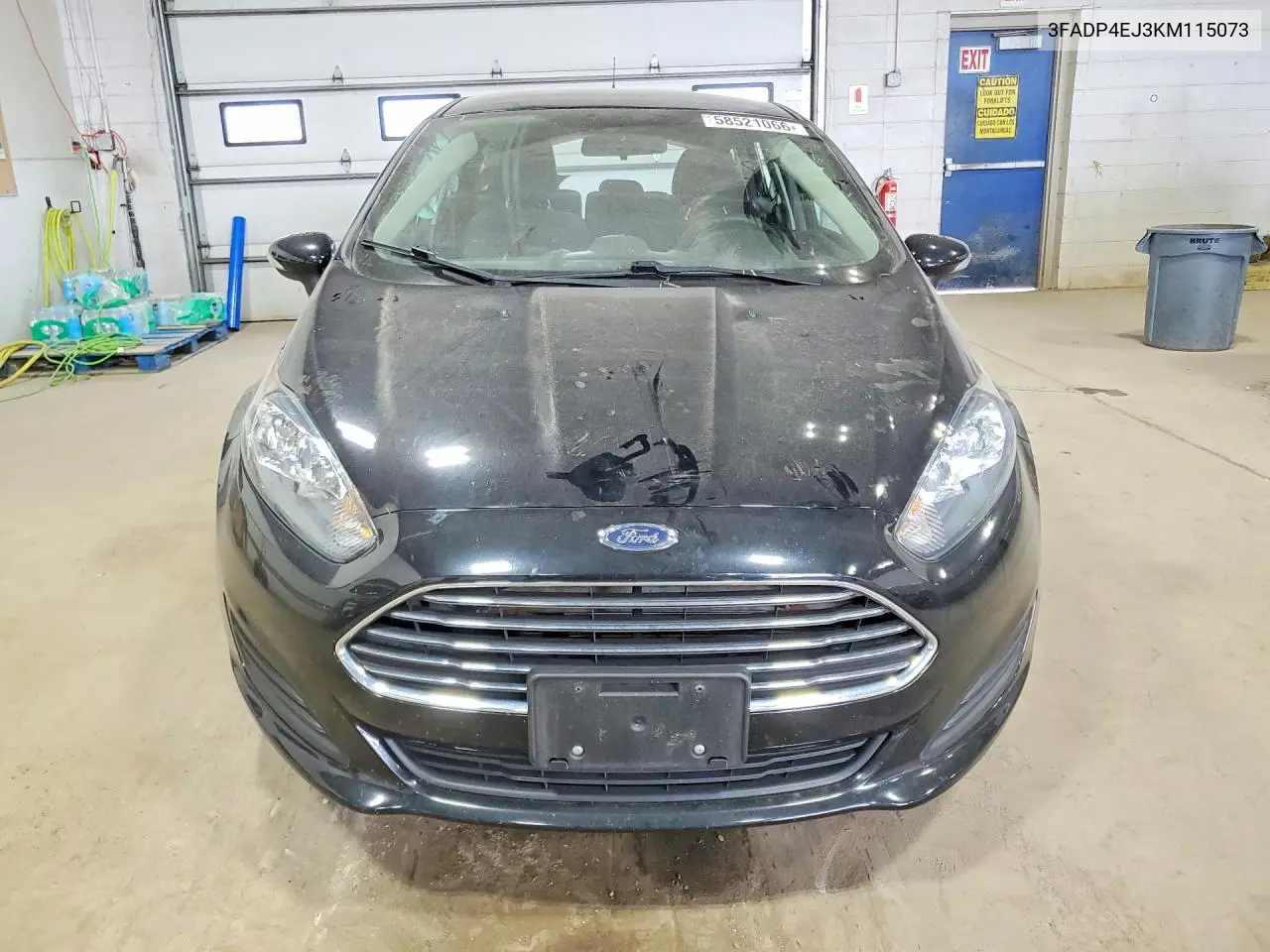 2019 Ford Fiesta Se VIN: 3FADP4EJ3KM115073 Lot: 58521066