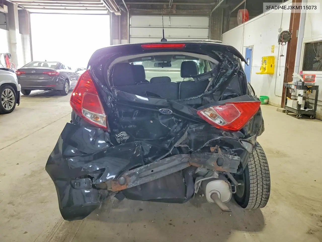 2019 Ford Fiesta Se VIN: 3FADP4EJ3KM115073 Lot: 58521066