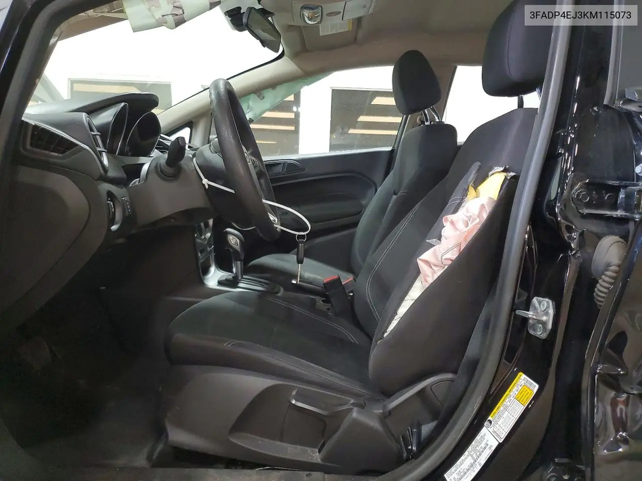 2019 Ford Fiesta Se VIN: 3FADP4EJ3KM115073 Lot: 58521066